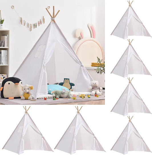 Foldable Washable Kids Teepee Tent - Perfect for Sleepovers!