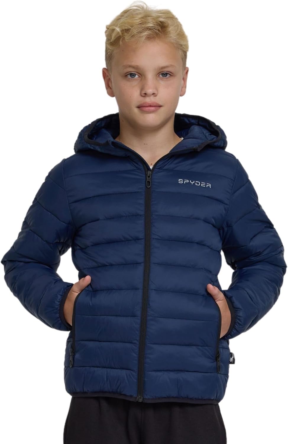 Spyder Boys Puffer Jacket - Lightweight Packable Winter Coat