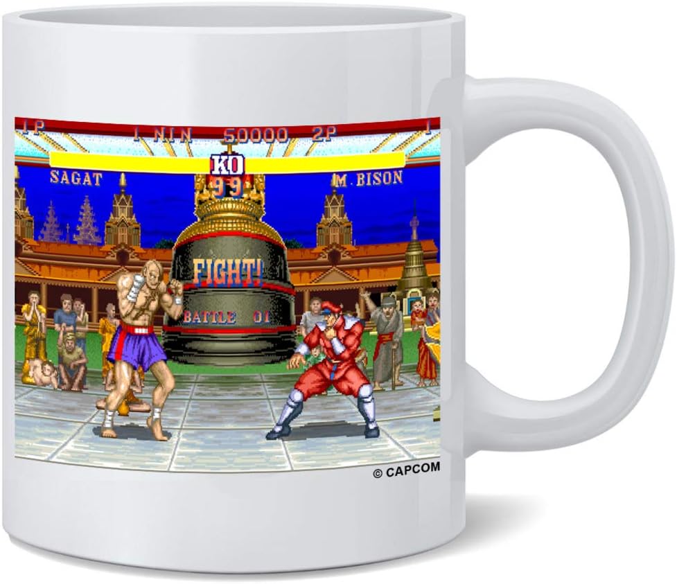 Retro Street Fighter Gamer Mug