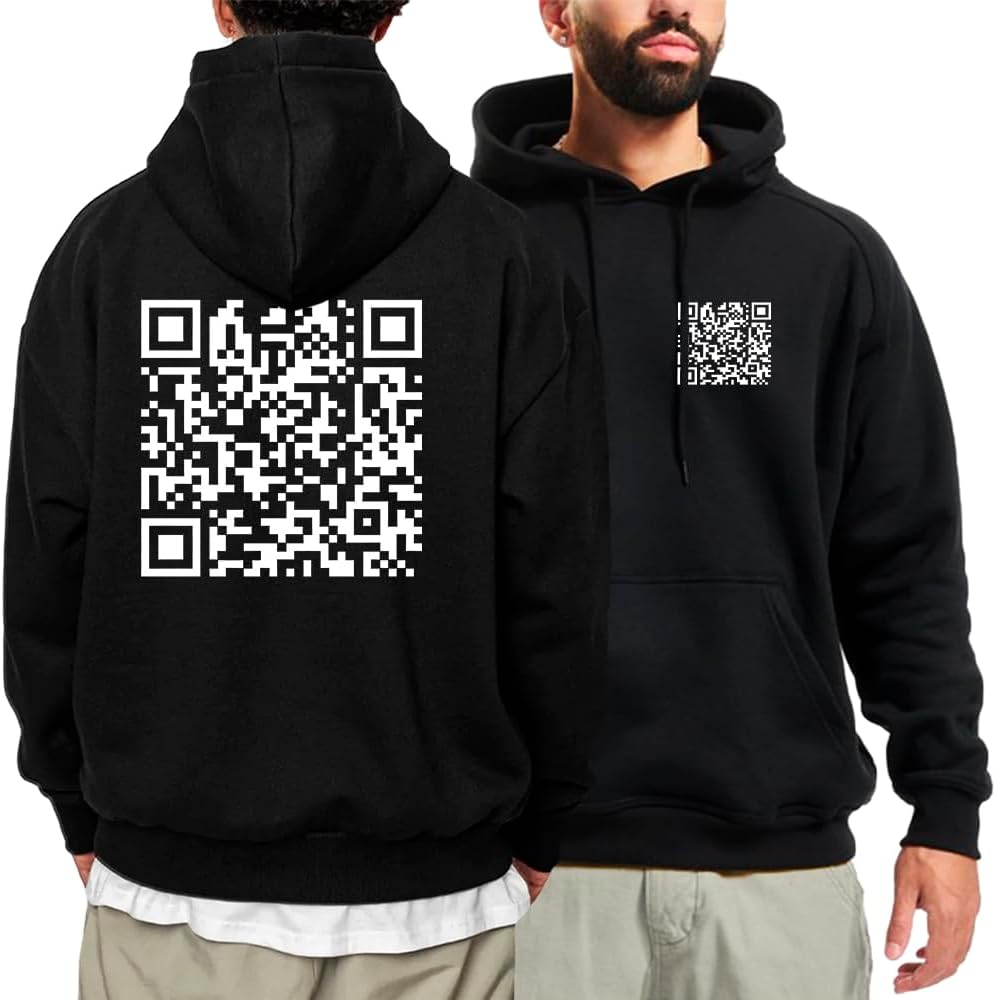 Scan & Laugh Hoodie - Unisex Funny Graphic Sweatshirt