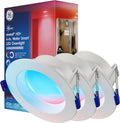 GE Cync Reveal HD+ Smart LED Wafer Downlight 4in - Color Changing 3