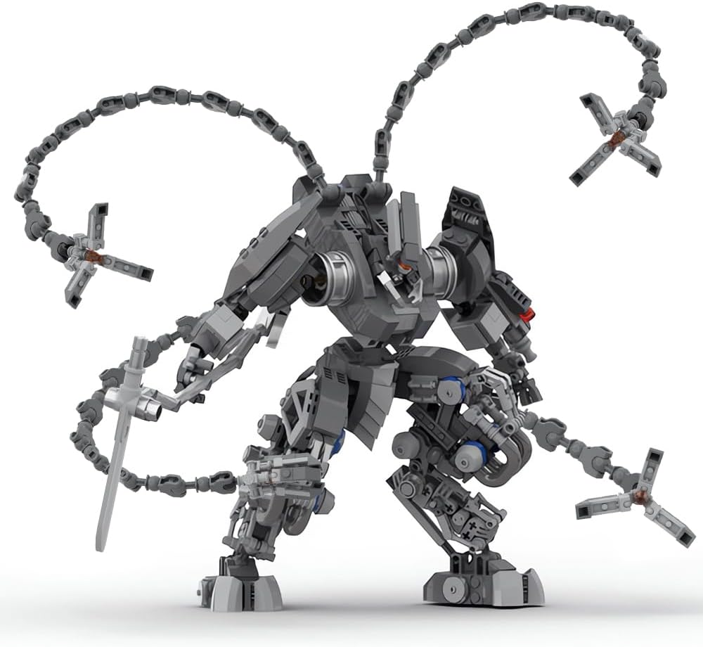 825 PCS Mecha Building Block Toy Set for Creative Display