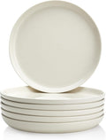 Sweese Porcelain Dinner Plates Set 10 in Round Salad Plates - Durable