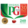 PG Tips Original Non-Pyramid 240 Tea Bags - Classic Robust Taste