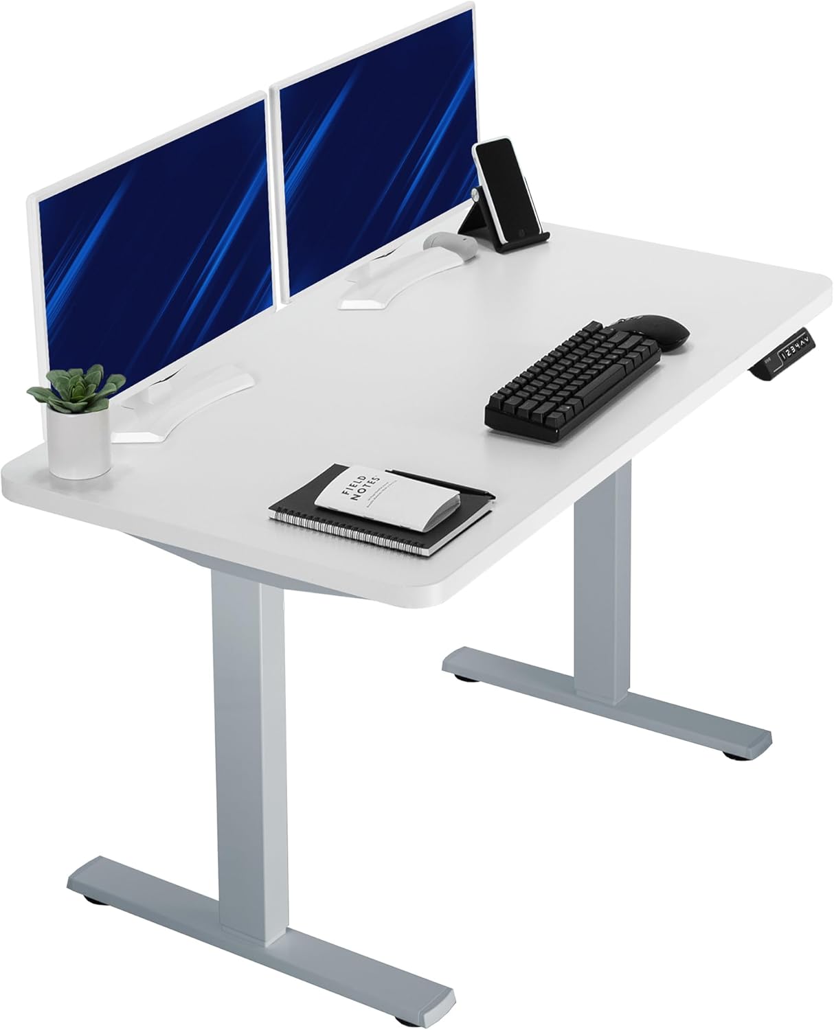 VIVO Electric Standing Desk with Memory Height Adjustment Features
