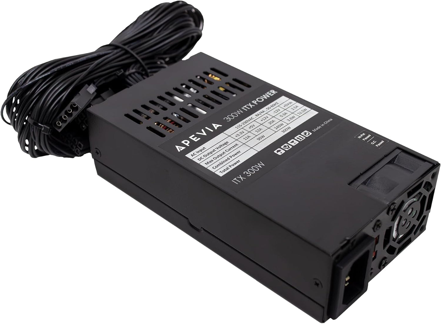 Apevia ITX-AP300W Mini-ITX Power Supply for Gaming Servers
