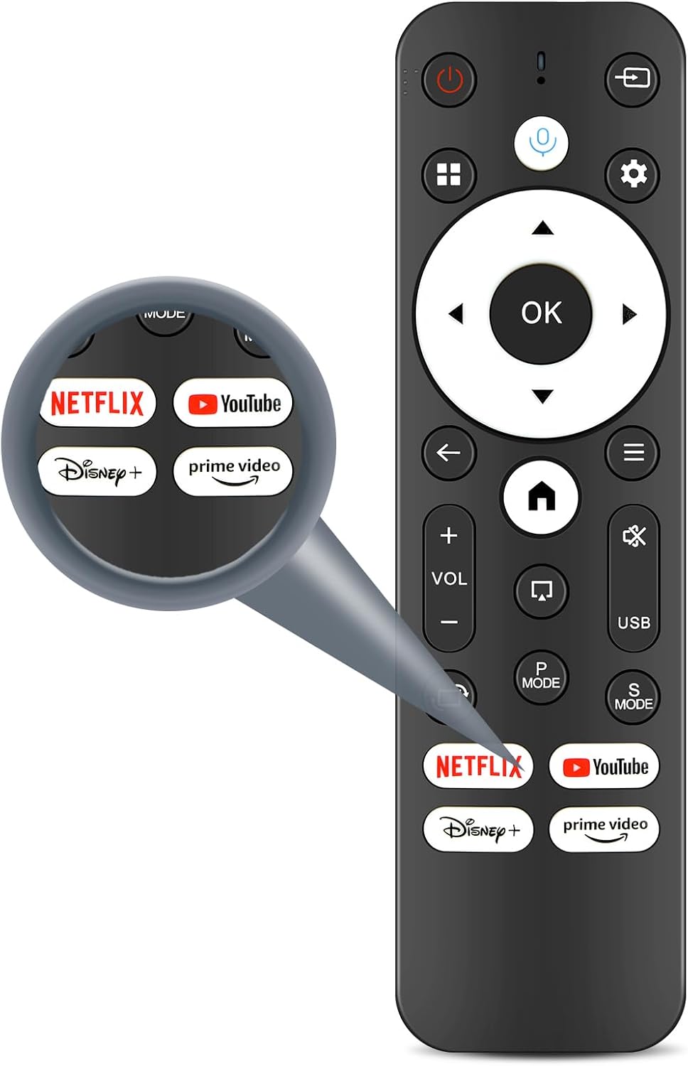 RETROSUN Voice Remote for Gaimoo 4K: Smart Control