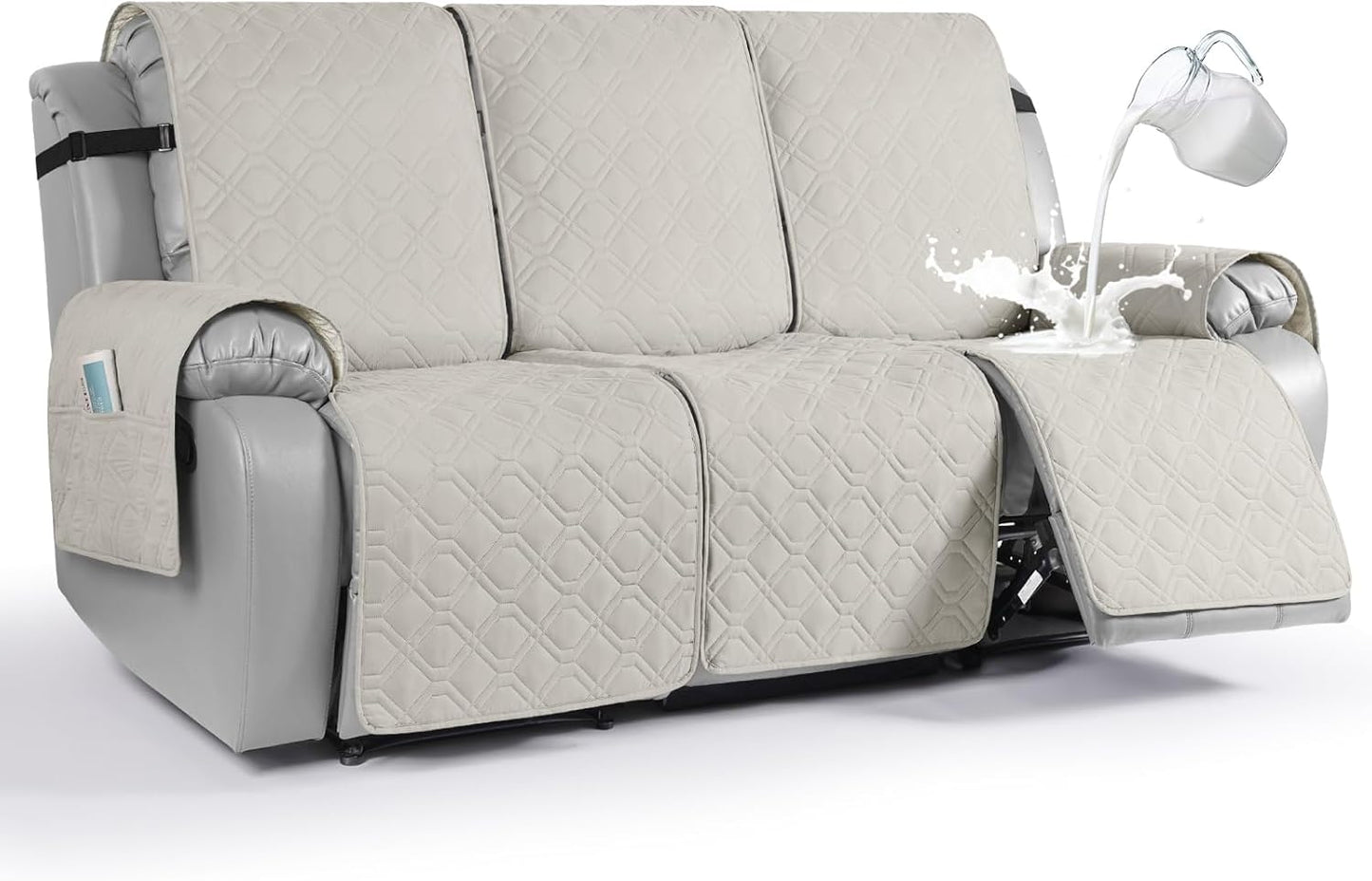 VANSOFY Waterproof Recliner Couch Covers for Pets and Kids