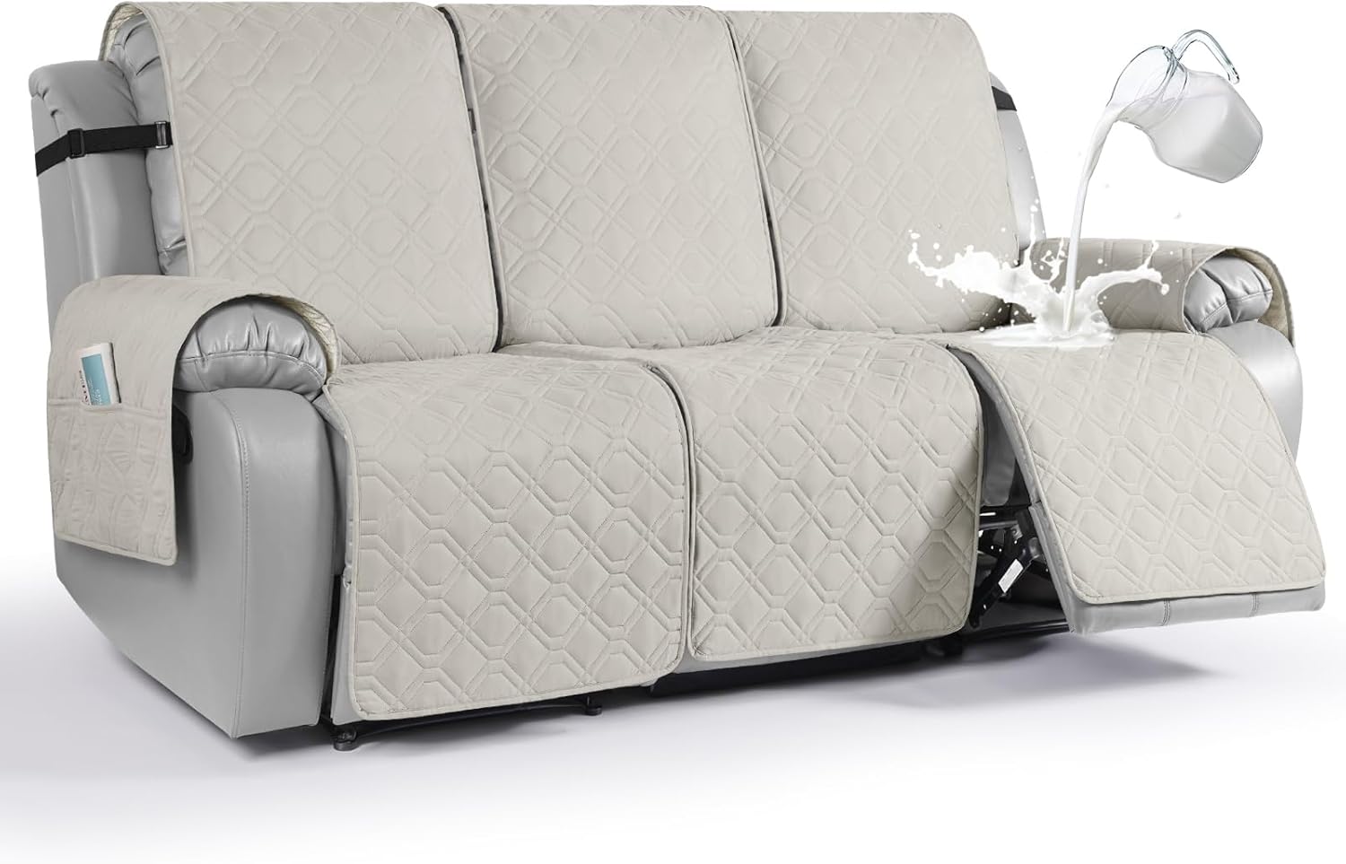 VANSOFY Waterproof Recliner Couch Covers for Pets and Kids