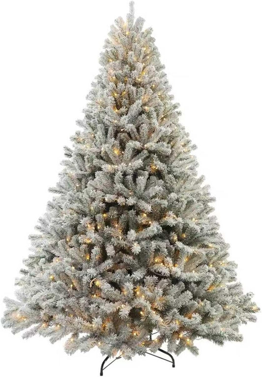 Prelit Christmas Tree 9ft with Lights for Festive Decor