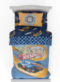 Hot Wheels Race Track Toddler Bed Set - Reversible Microfiber