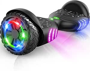 TOMOLOO Hoverboards for Kids and Adults with RGB Lights