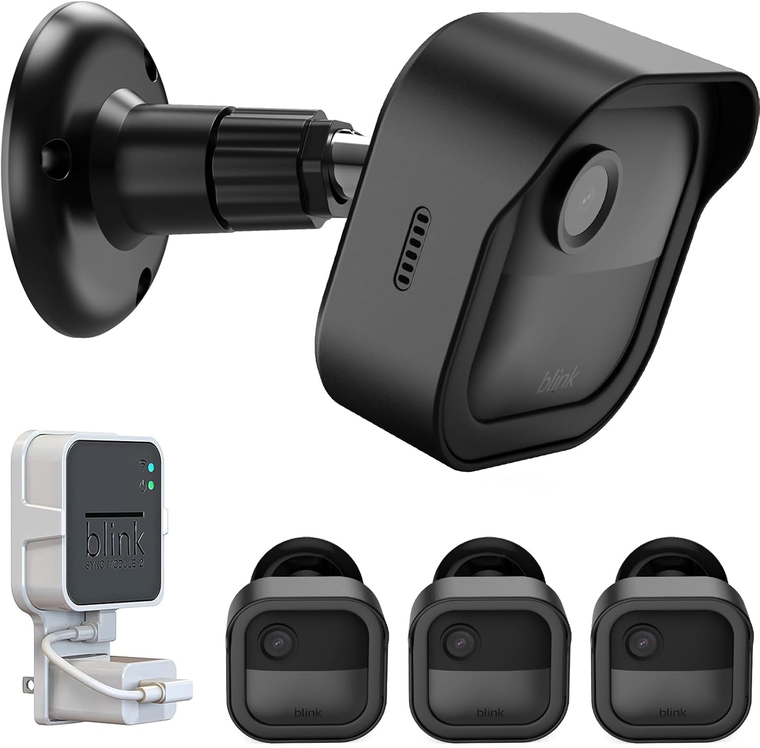 3 Pack Weatherproof Wall Mount Set for Blink Outdoor Cameras