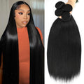 24 26 28 30 in Bundles Human Hair 12A Straight - Soft, Full Length