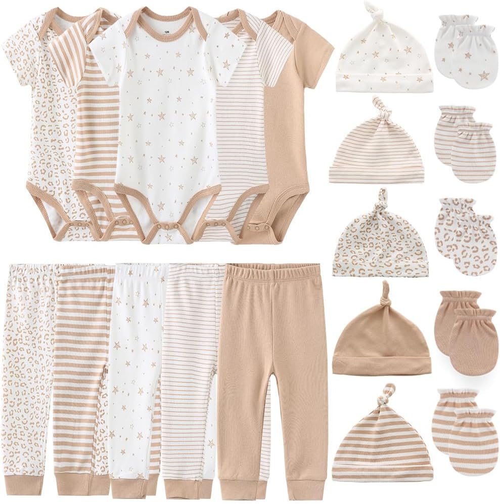 Kiddiezoom Unisex Baby Layette Essentials Giftset for Newborns