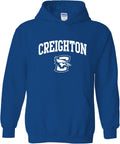 UGP Campus Apparel Unisex Team Color Arch Logo Hoodie - Creighton