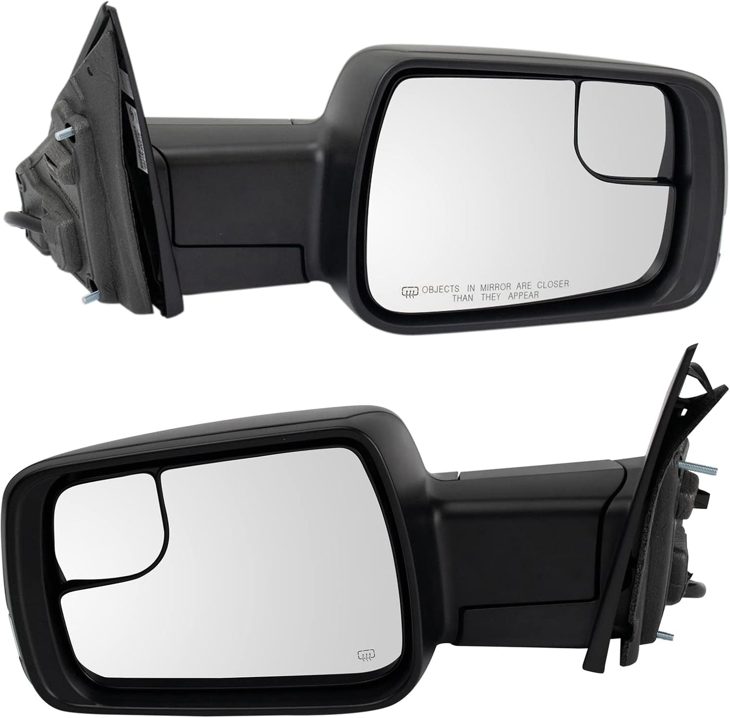 TRQ Power Heated Mirror Set for 2019-2022 Ram 1500