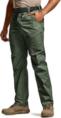 CQR Men's Utility Flex Cargo Pants - Stretch, Water Resistant