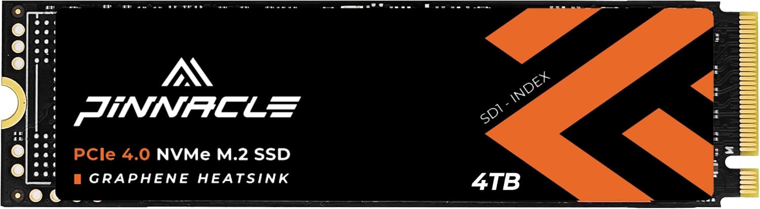 Timetec 4TB PCIe 4.0 Gaming SSD with Graphene Heat Spreader