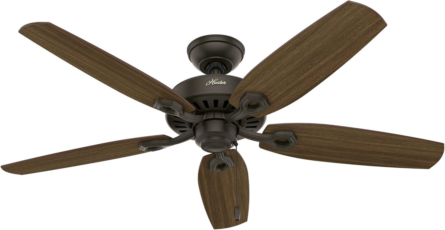 Hunter 52 Inch Indoor Ceiling Fan with Pull Chain Control