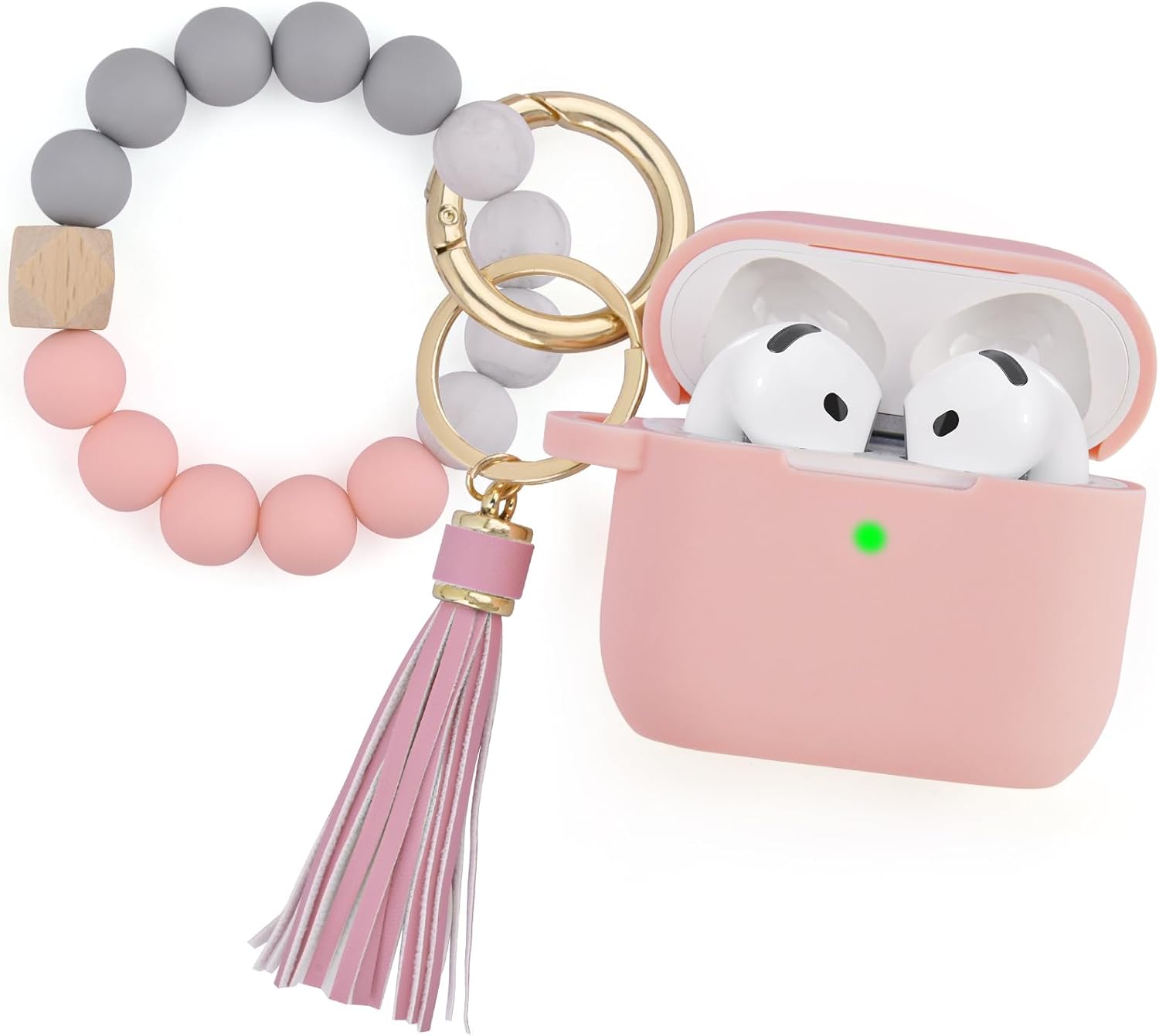 Filoto Pink Silicone AirPods 4 Case - Cute & Protective