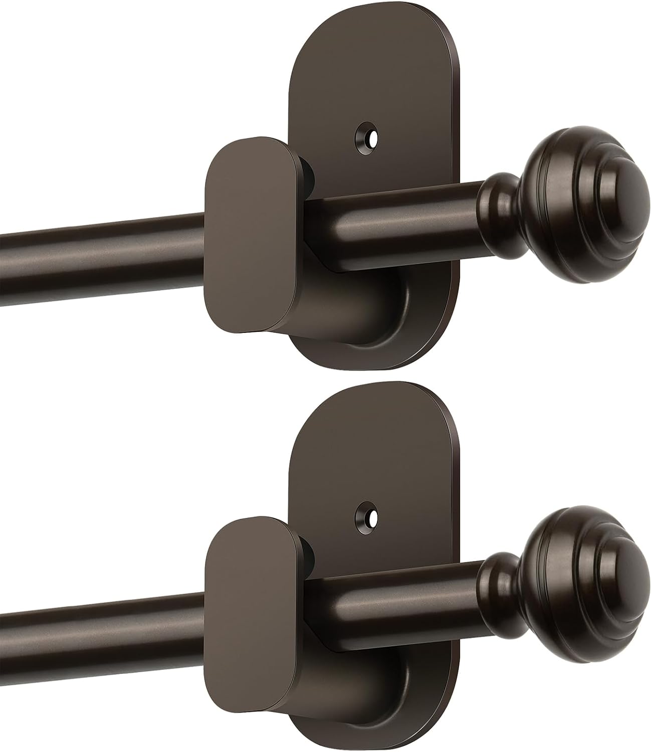KAMANINA Curtain Rods No Drilling for Windows 32 to 86 Inches