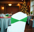 MDS 150 Pack Spandex Chair Sashes Elastic Bands - Green