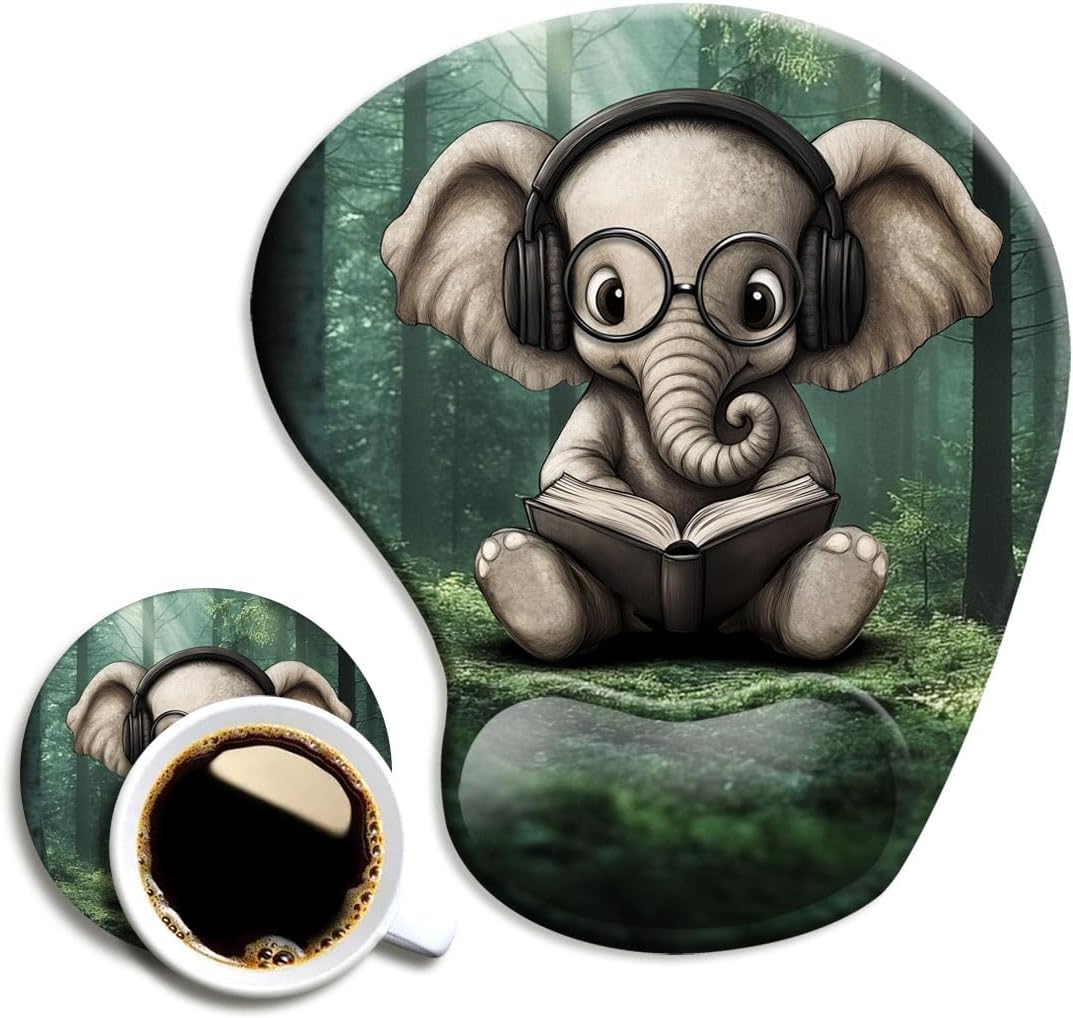 DOOKE Ergonomic Mouse Pad Set - Comfort & Support