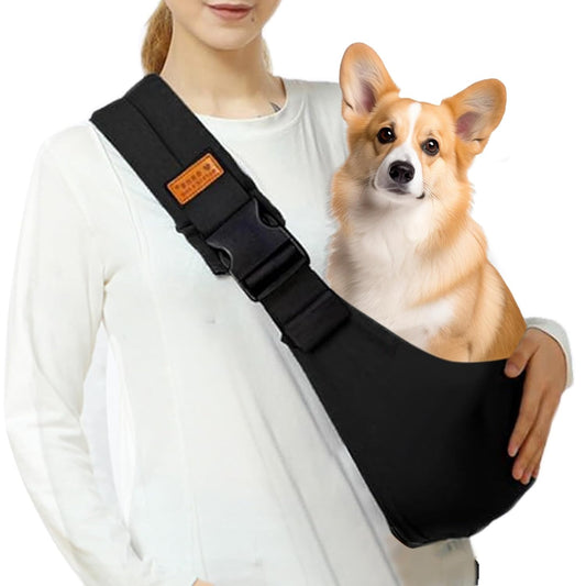 Hands-Free Pet Carrying Solution for Small Pets - Black