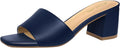 PIZZ ANNU Women's Square Open Toe Low Block Heels (Style WH9H)