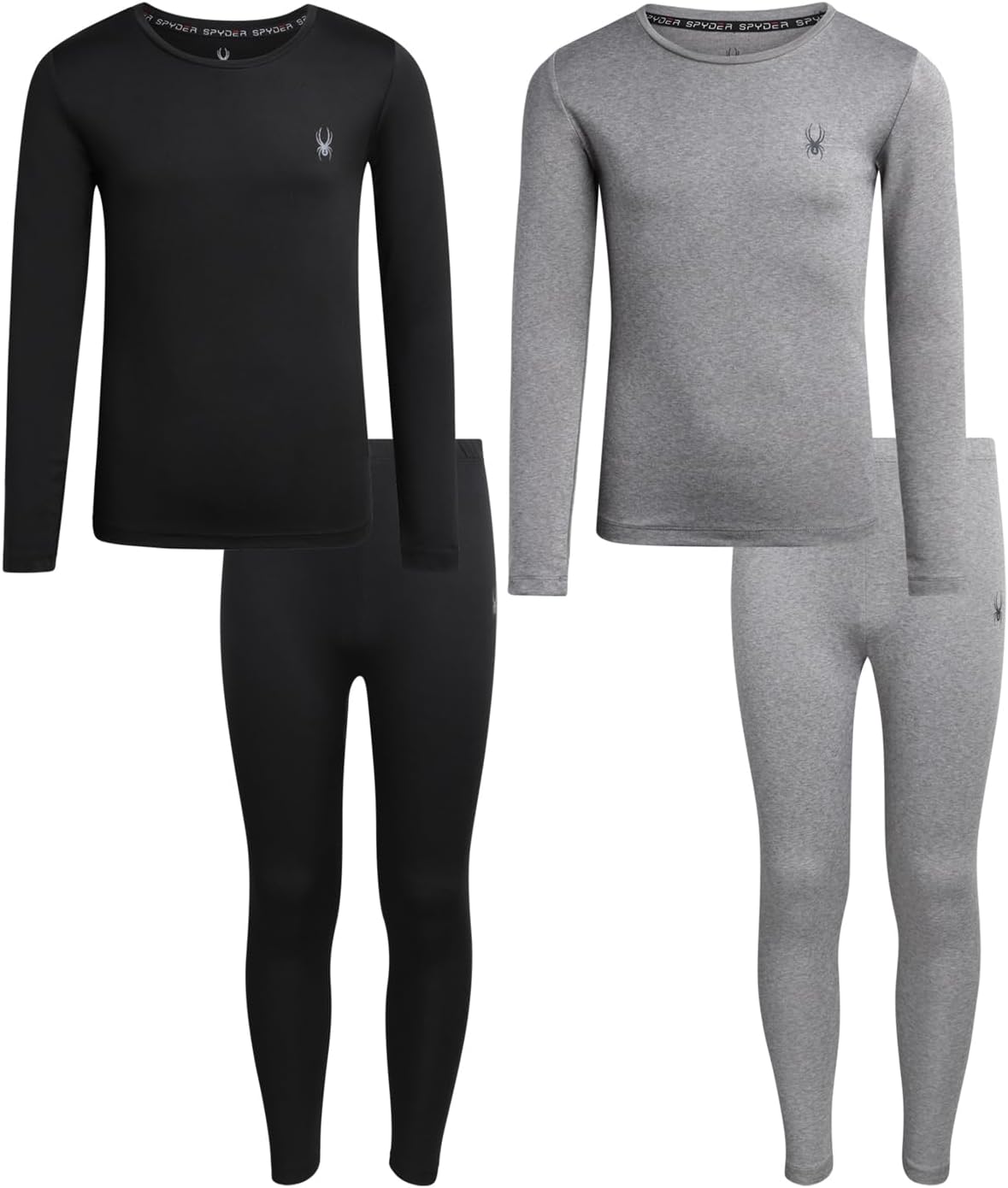Spyder Kids Thermal Underwear Set for Boys and Girls - 4 Piece