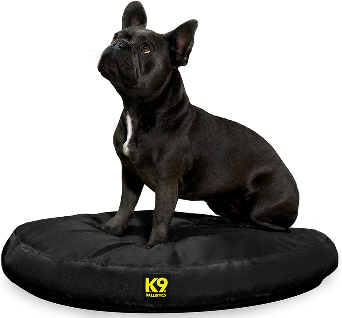 K9 Ballistics Tough Round Nesting Pillow Dog Bed for Comfort