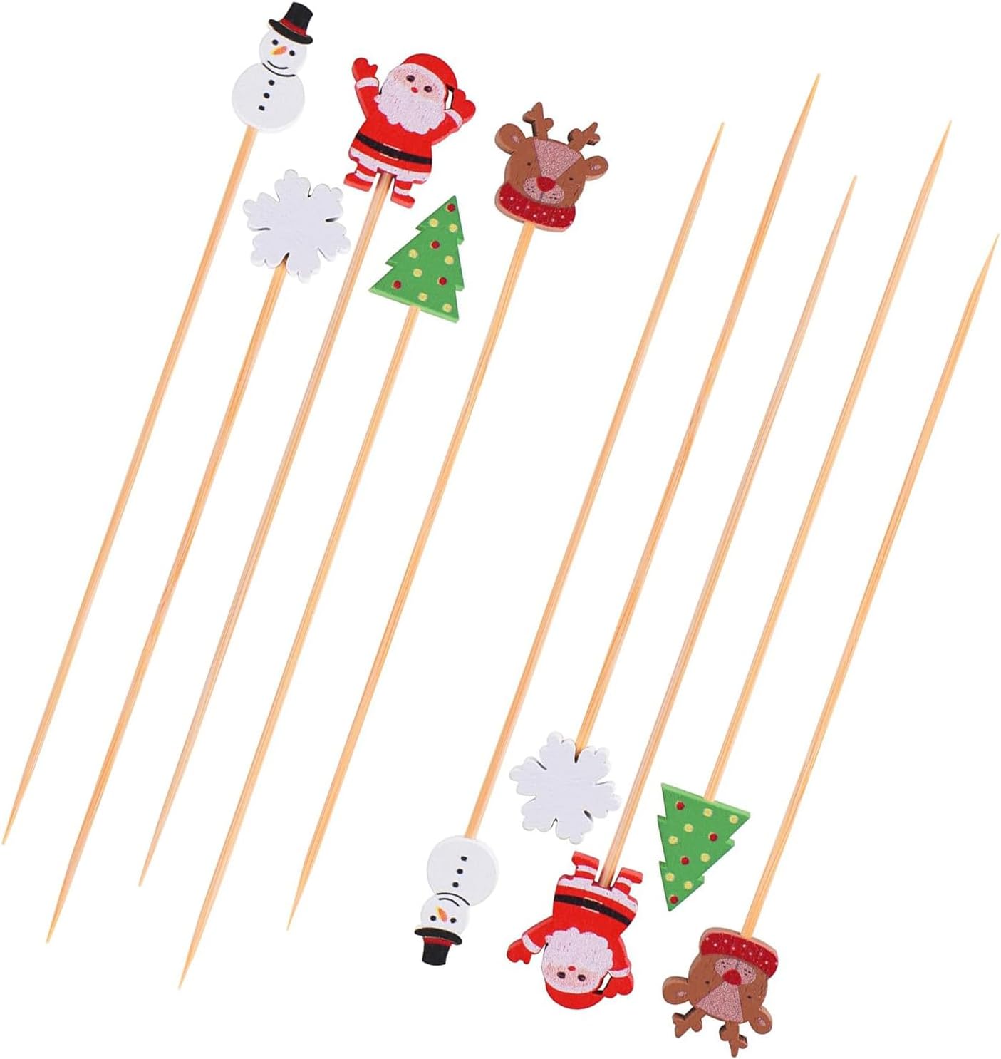 100 Holiday Bamboo Picks for Festive Fun!