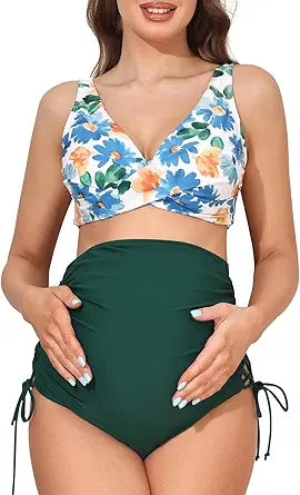 Summer Mae Maternity Bikini Swimsuit for Stylish Moms-to-Be