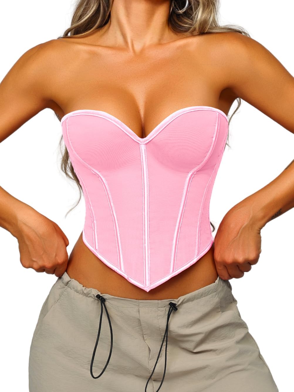Heart Corset Top for Women - Sexy Concert Outfits and More