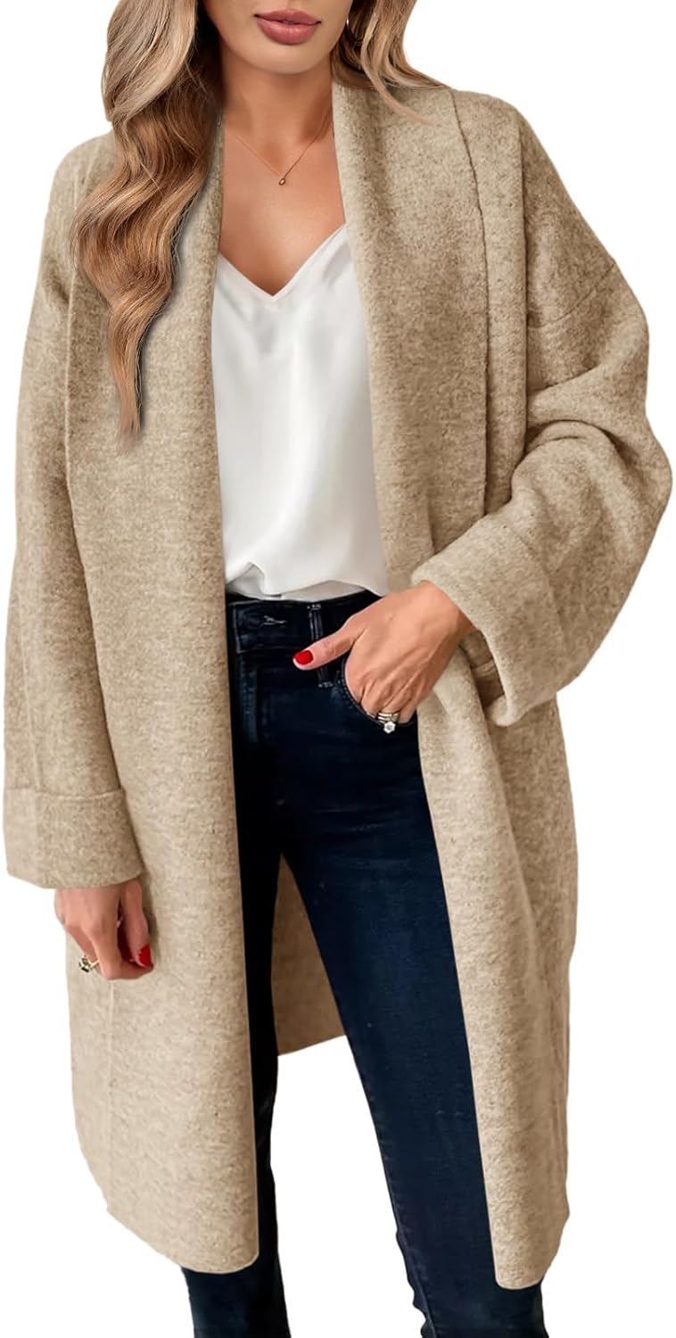 Saodimallsu Womens Long Cardigan Sweaters for Cozy Fall Style