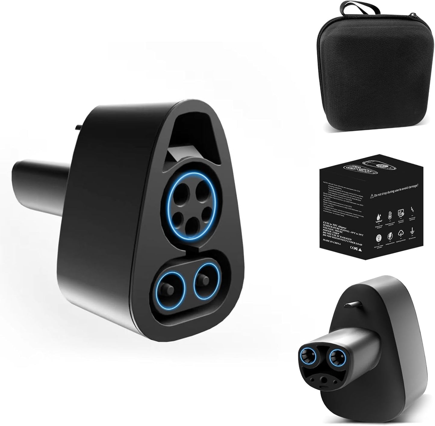 Tesla Compatible CCS Adapter: 500V Max