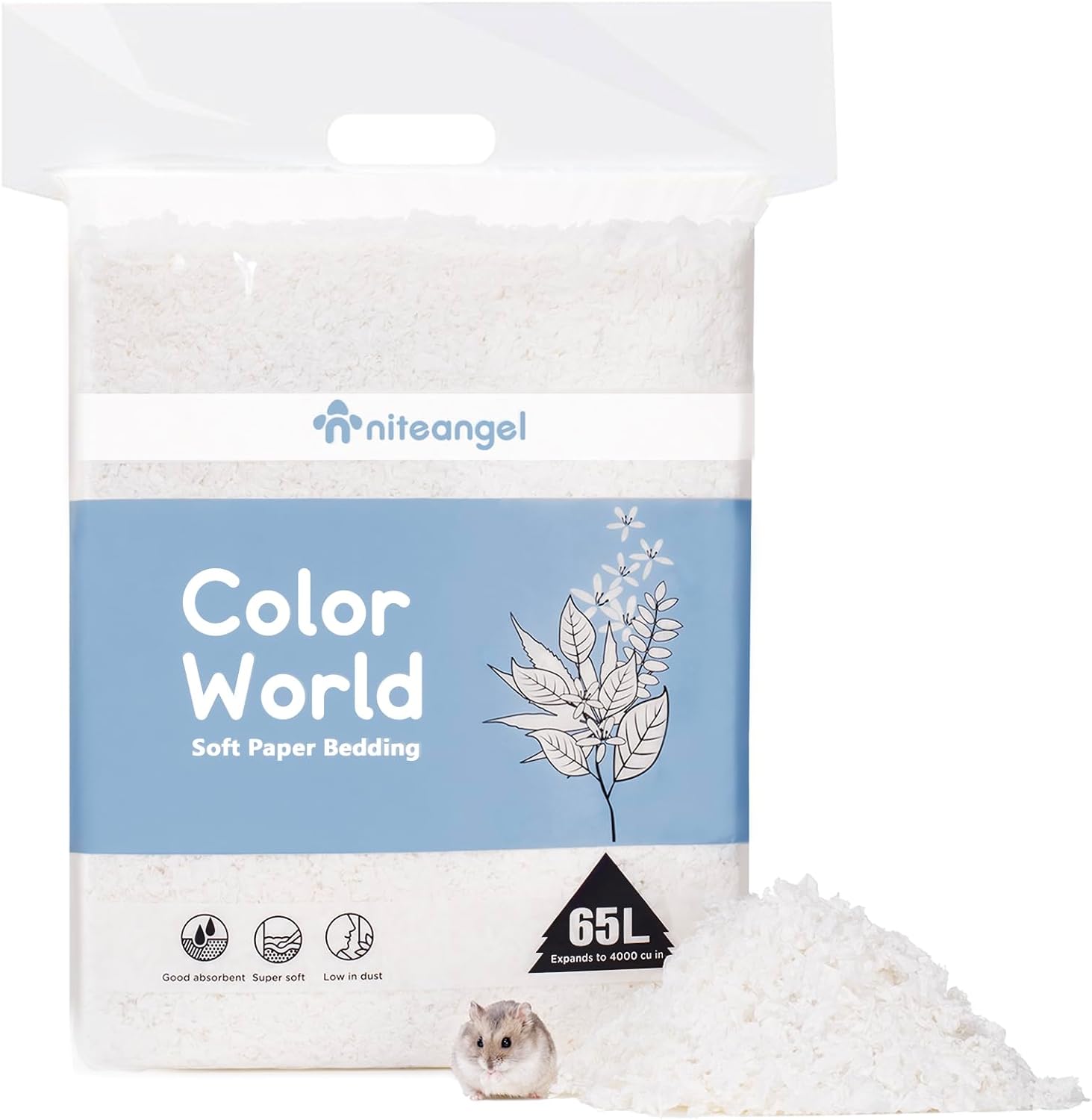 Niteangel Aspen Shaving Bedding for Small Pets - Soft & Safe