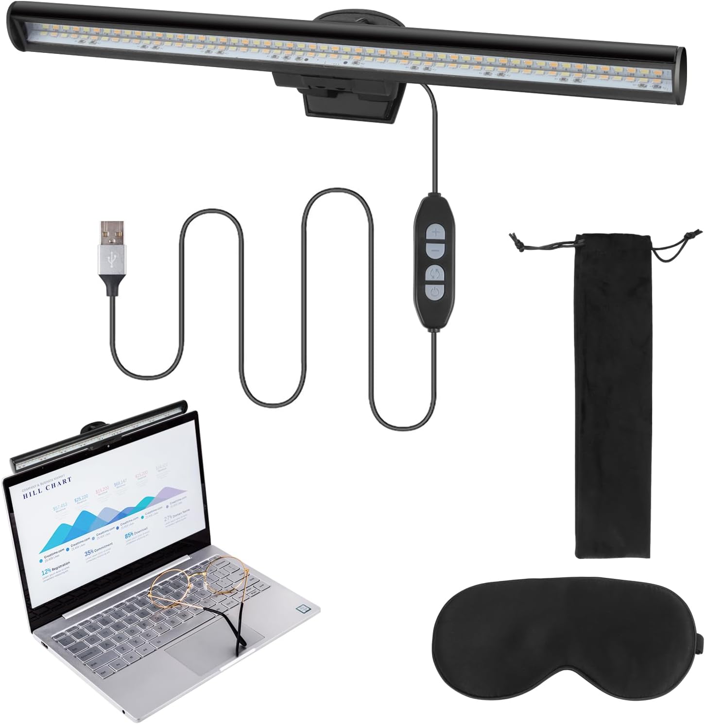 VIGIND Monitor Light: Eye Protection & Adjustable Brightness
