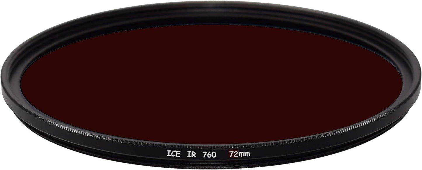 ICE IR 72mm Slim Filter for Infrared Photography 760nm