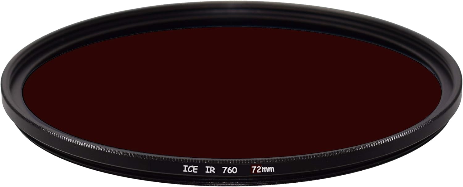 ICE IR 72mm Slim Filter for Infrared Photography 760nm