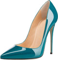 COLETER Women's Pointed Toe High Heels 12cm - Elegant Stilettos