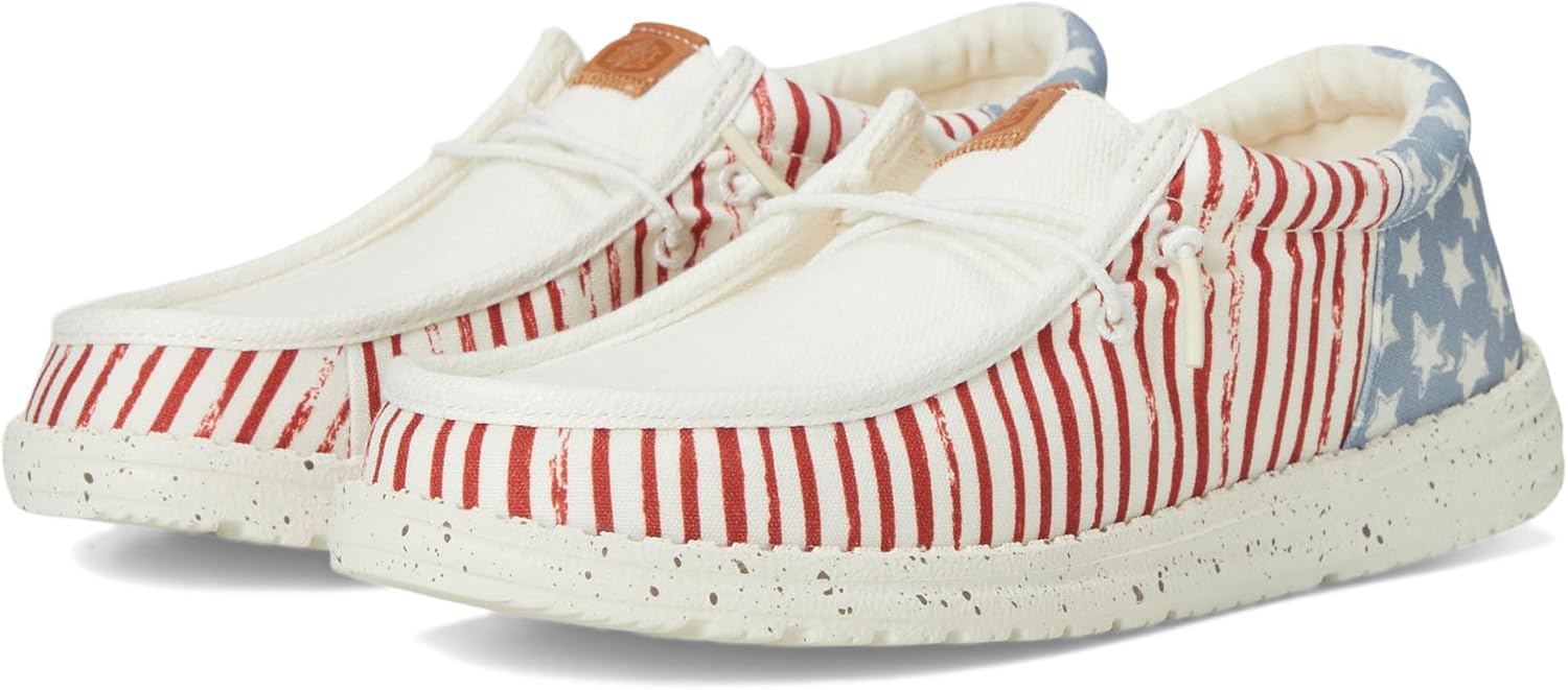 Hey Dude Kids Wally Americana Loafer for All-Day Comfort
