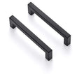 Ravinte 5 Inch Square Cabinet Handles Matte Black - Durable Kitchen