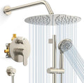 SR SUN RISE 12 in Rain Shower System - High Pressure Combo