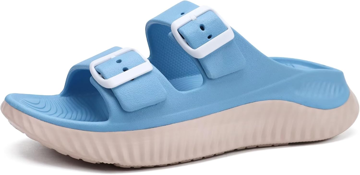 KuaiLu Womens Recovery Sandals with Arch Support for Comfort