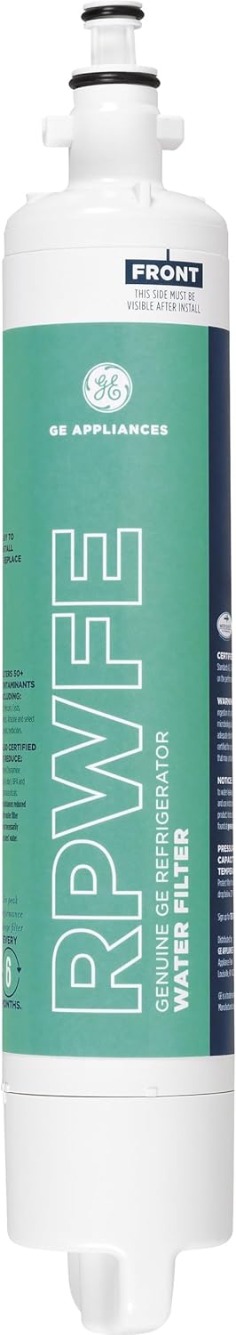 GE RPWFE Refrigerator Water Filter for Pure Drinking Water