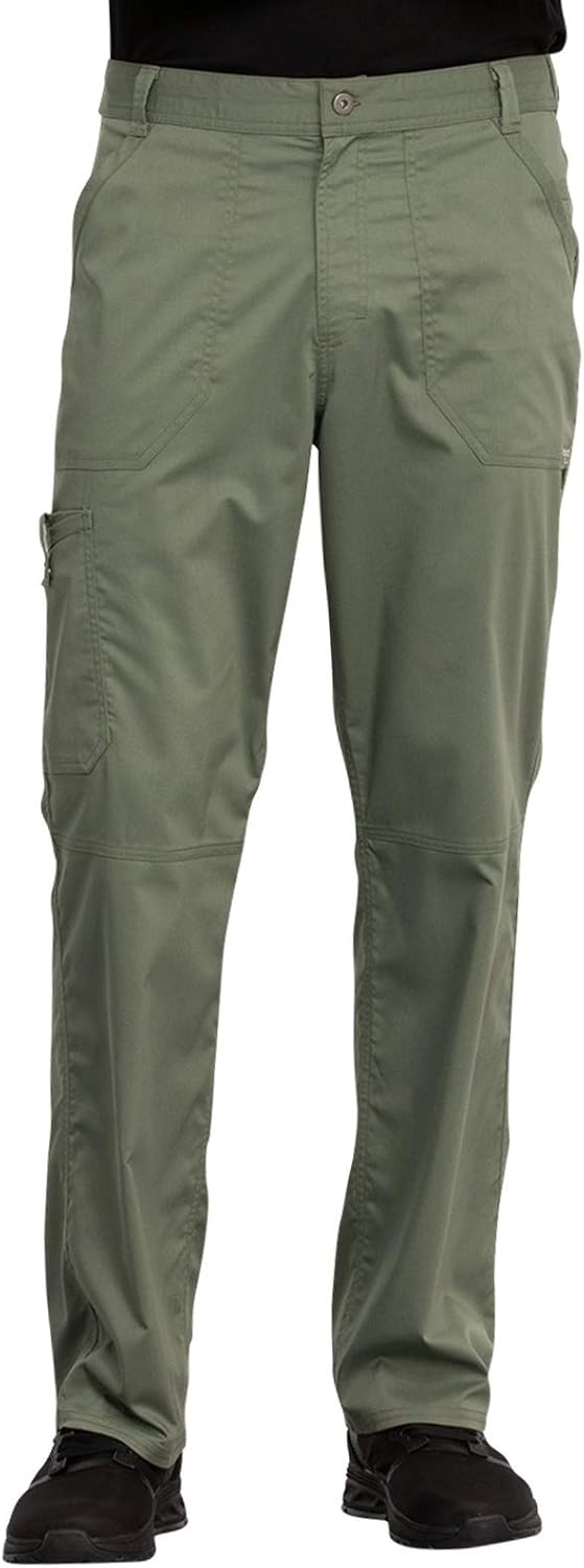 Cherokee Cargo Pants for Men Scrub with Modern Fit and Pockets