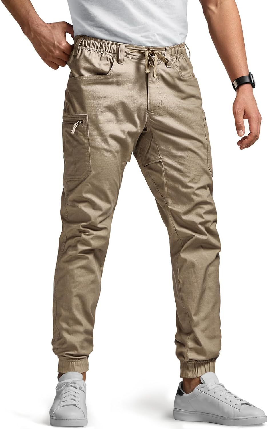 CQR Men's Flex Lightweight Joggers for Ultimate Comfort