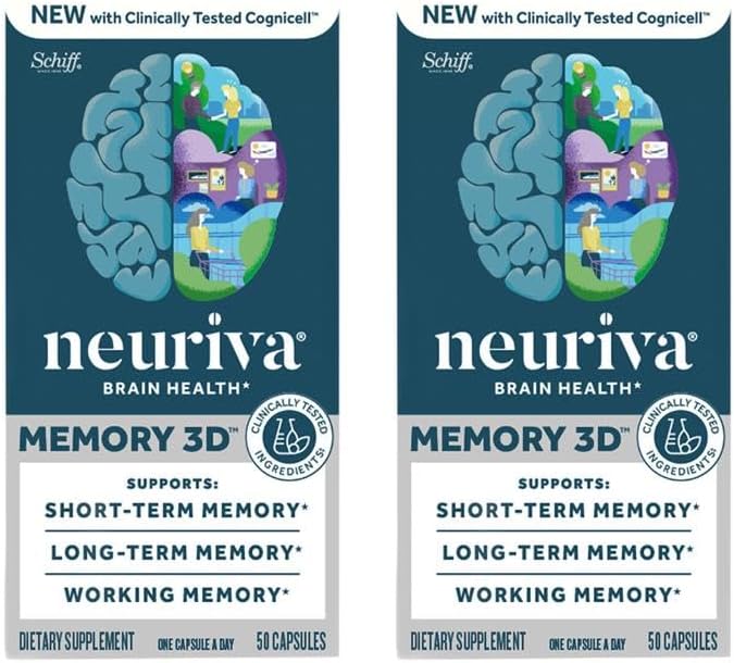 Neuriva Memory 3D Brain Supplement for Cognitive Function